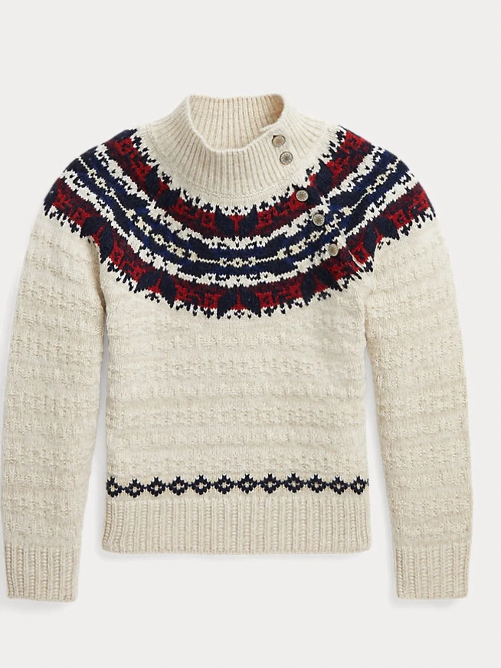 Polo Ralph Lauren Kids Fair isle Wool-Blend Sweater Size 3T
